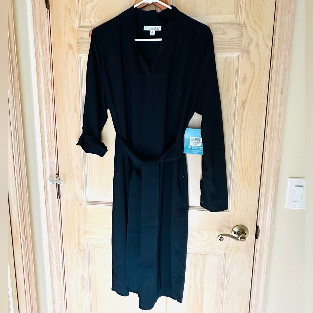NWT Coolibar Oxford Shirt Dress